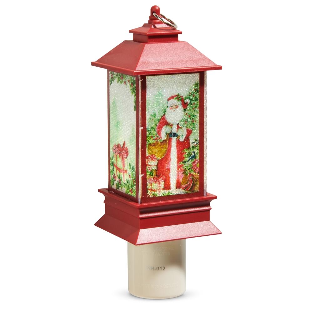 RAZ Imports *SB* 6.5" Santa and Gifts Lantern Night Light