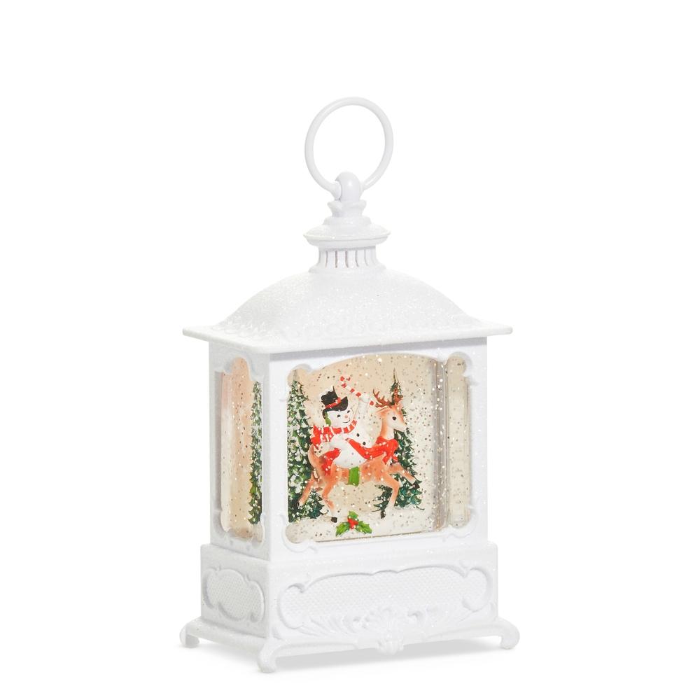 RAZ Imports *SB* 8.75" Magic of Christmas Lighted Water Lantern