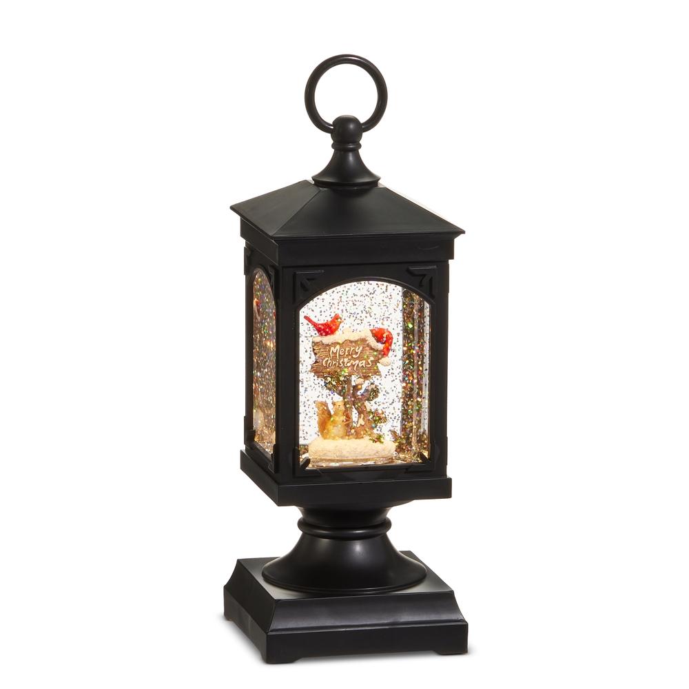 RAZ Imports *SB* 9.5" Cardinal on Sign Lighted Water Lantern