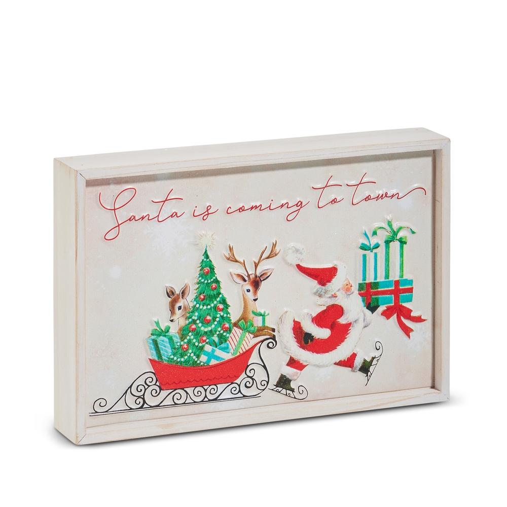 RAZ Imports *SB* 9.75" The Magic of Christmas Framed Wall Art