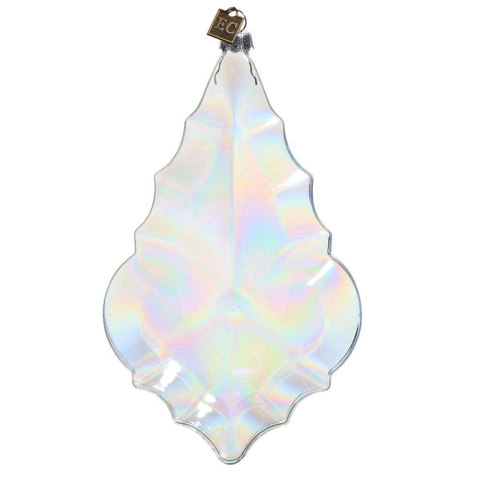 RAZ Imports *SB* EC 6.75" Iridescent Grand Crystal Drop Ornament