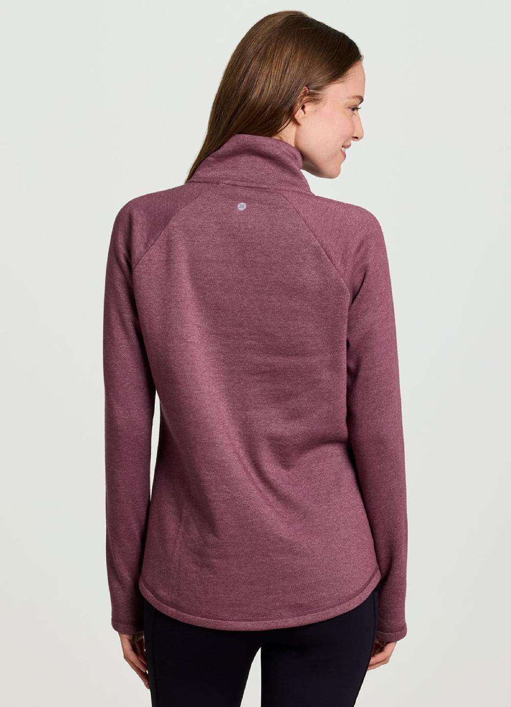Rbx Prime Ready To Roll Fleece Zip Mock Neck Pullover
