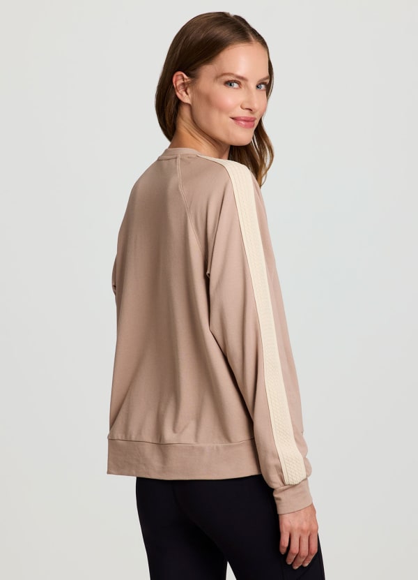 Rbx Cozy Day Pullover With Crochet Trim