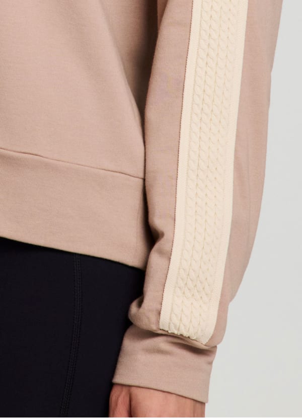 Rbx Cozy Day Pullover With Crochet Trim