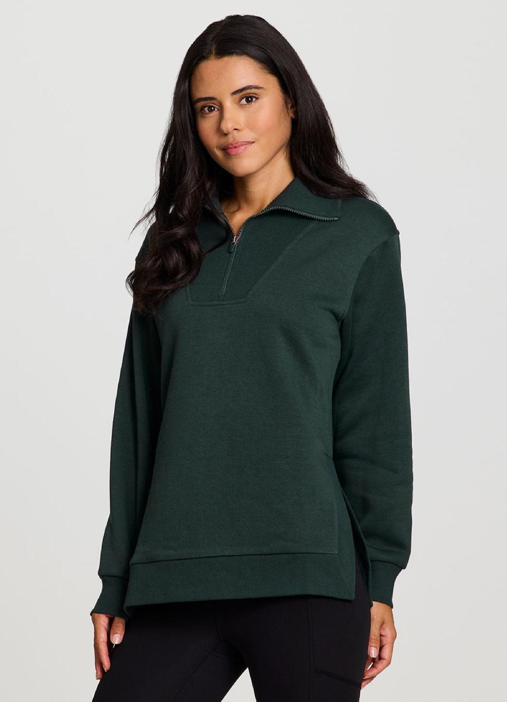 Rbx Downtown Fleece 1/4 Zip Tunic