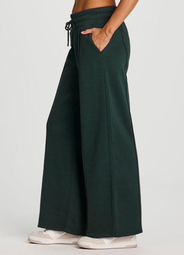 Rbx Downtown Fleece Wide Leg Pant