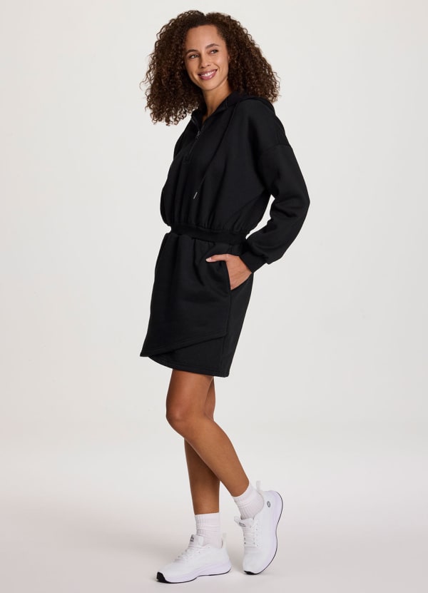 Rbx Everyday Fleece Hoodie Dress