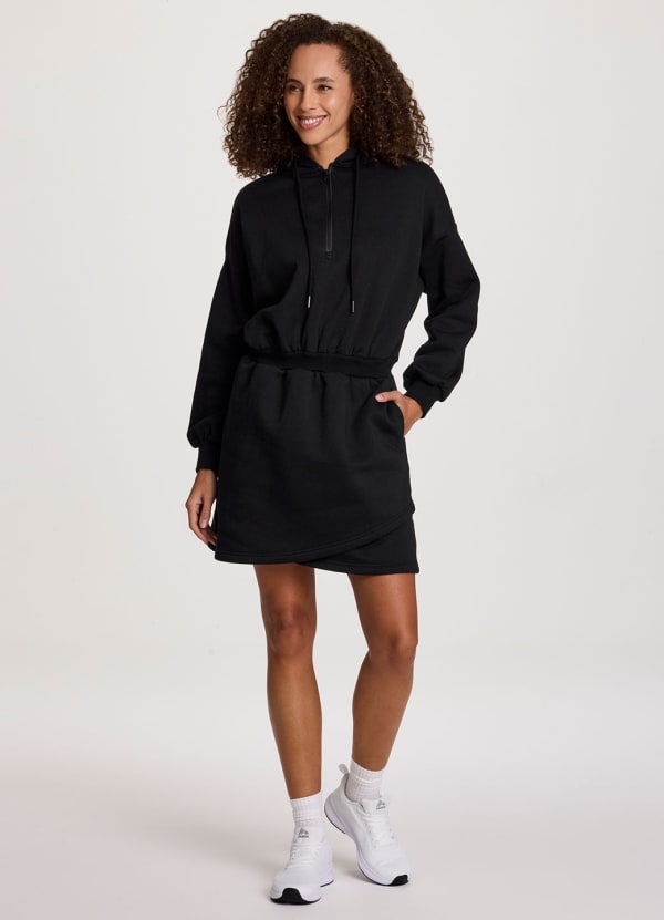 Rbx Everyday Fleece Hoodie Dress