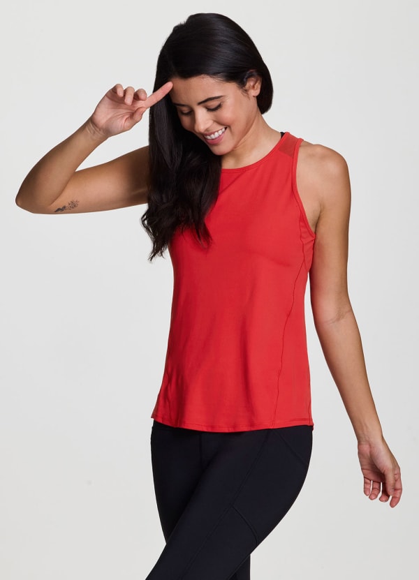 Rbx Extra Mile Mesh Tank