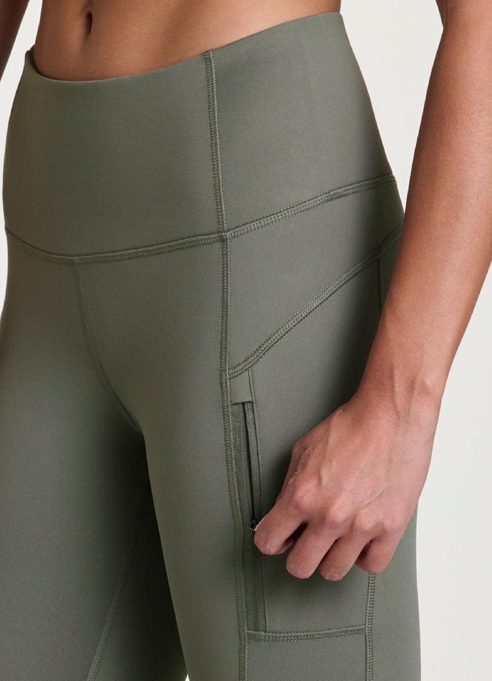 Rbx Fleece Lined Zip Pocket Legging