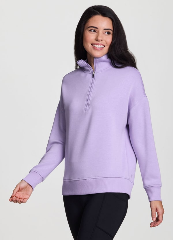 Rbx LuxeSoft Mock Neck Quarter Zip