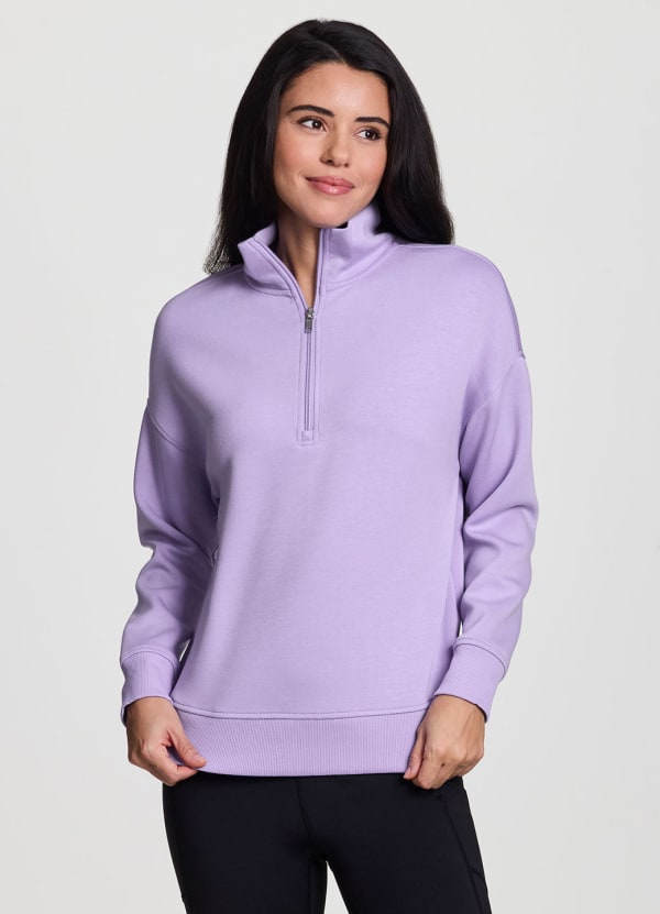 rbx LuxeSoft Mock Neck Quarter Zip