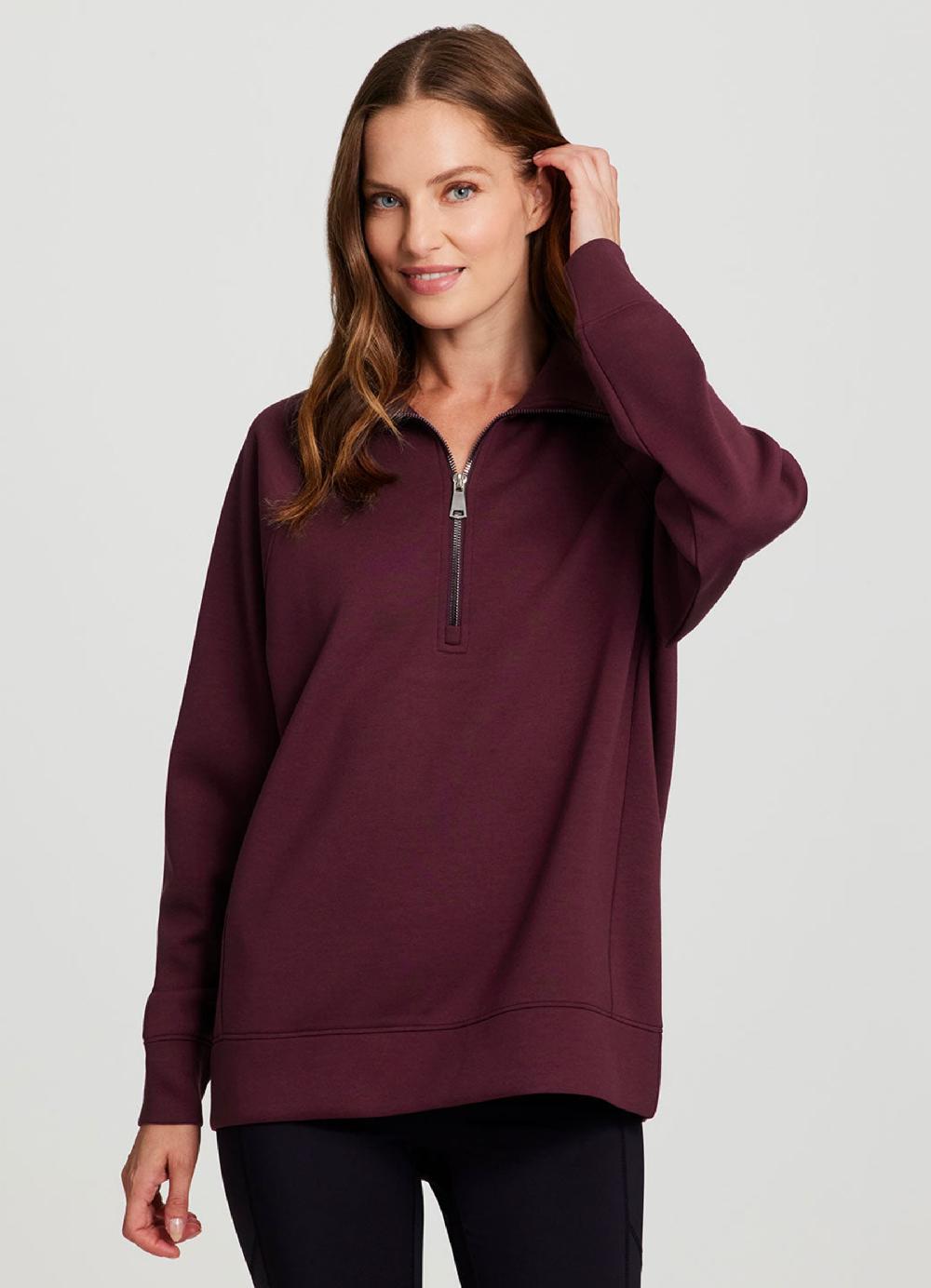 rbx LuxeSoft Oversized Half Zip Pullover