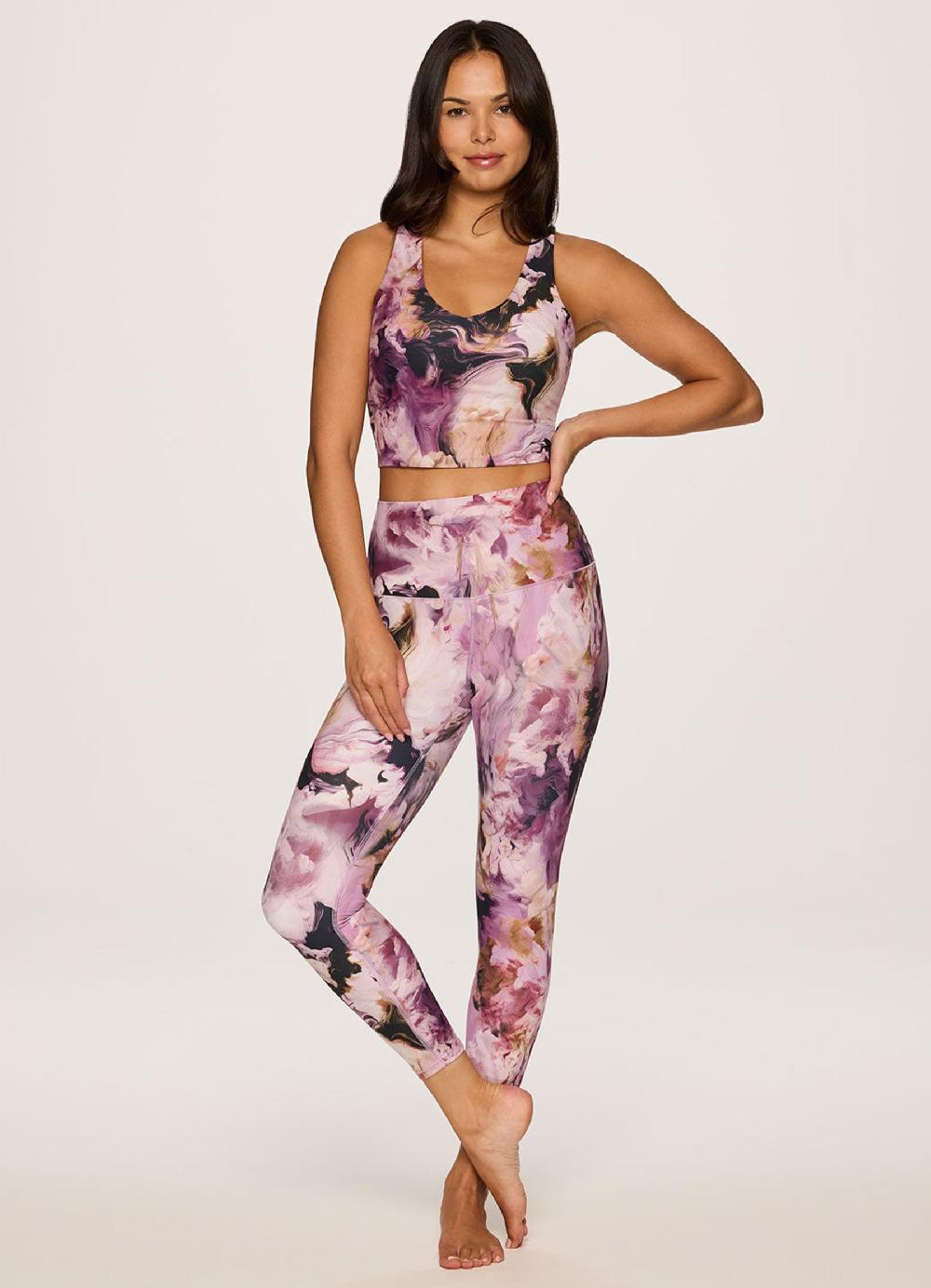 Rbx Misty Marble Super Soft Bra Tank