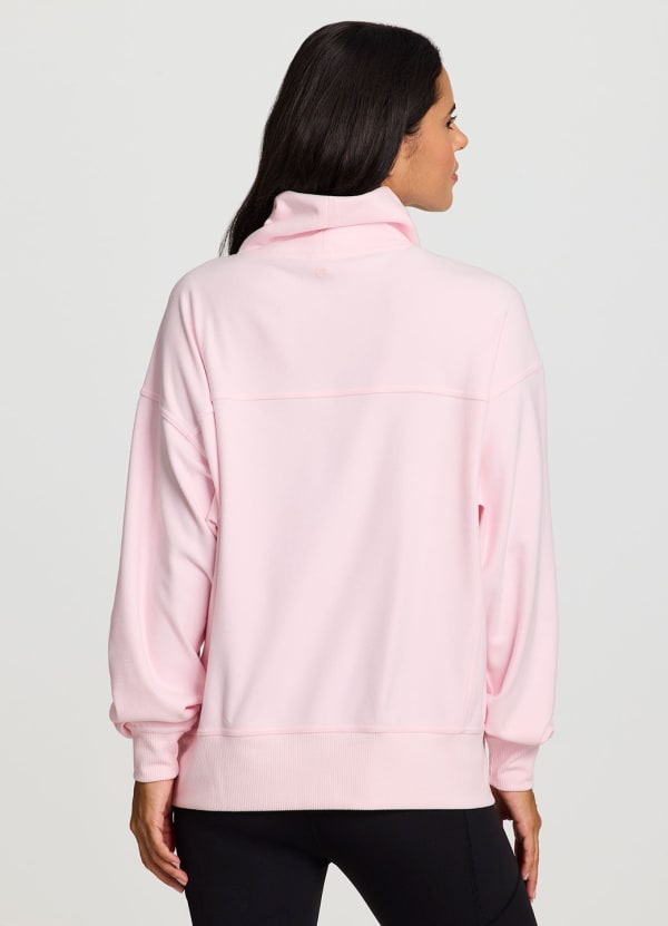 Rbx Oliver Plush Oversized Mock Neck Pullover