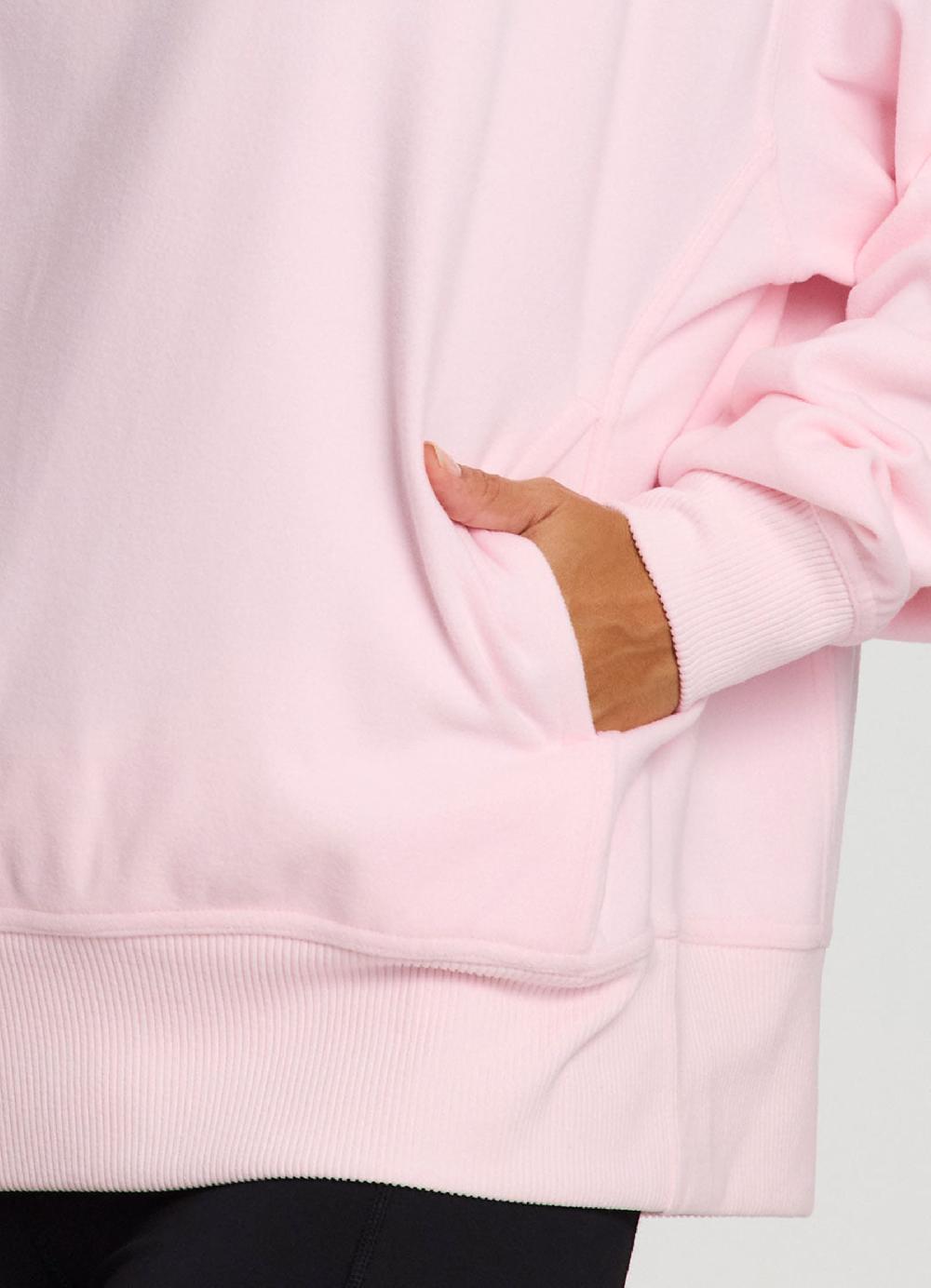 Rbx Oliver Plush Oversized Mock Neck Pullover