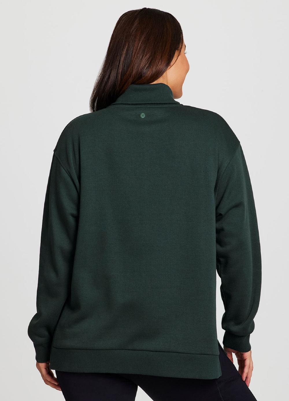 Rbx Plus Downtown Fleece 1/4 Zip Tunic