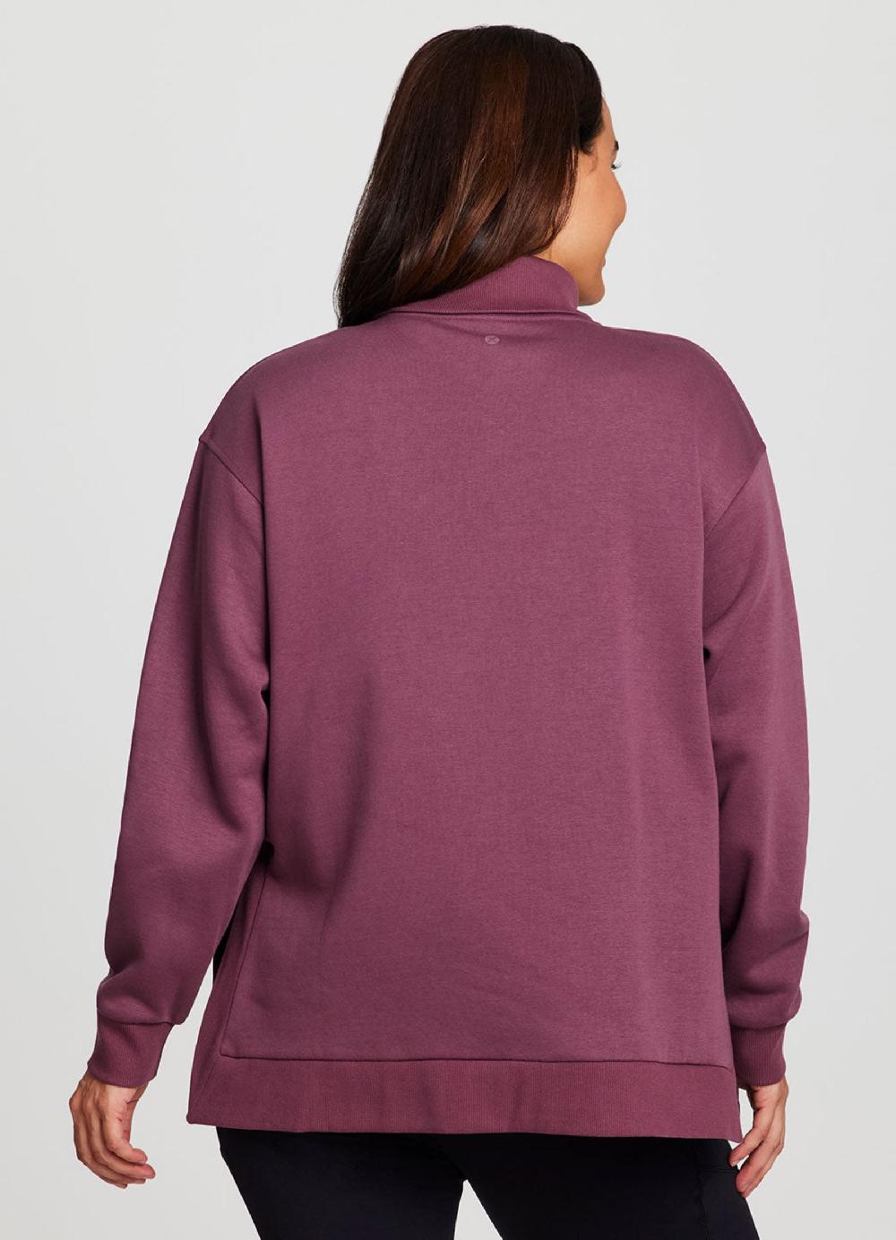 Rbx Plus Downtown Fleece 1/4 Zip Tunic