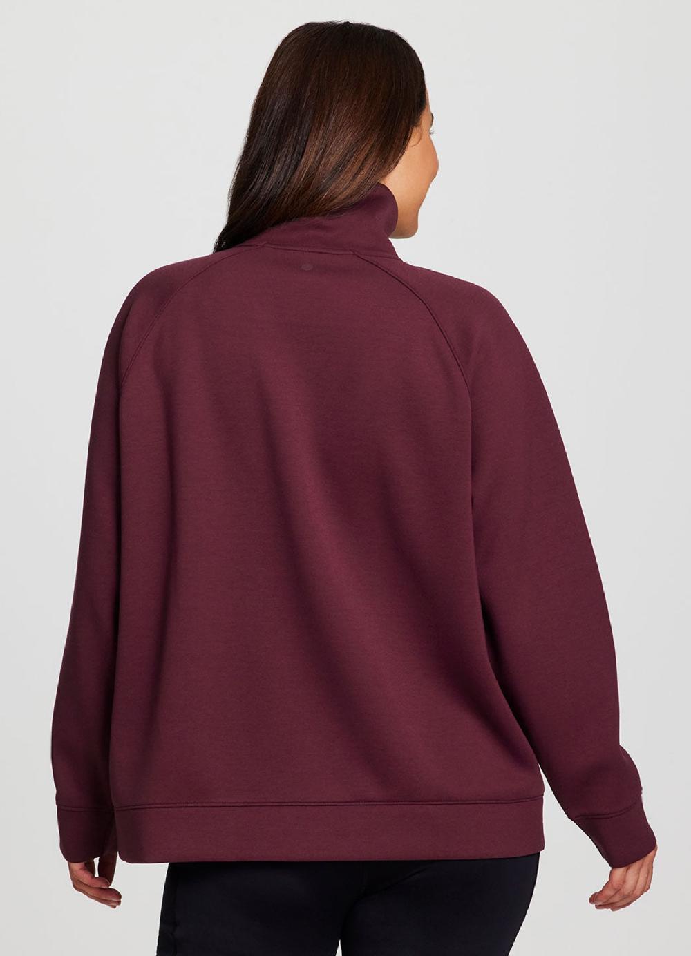 Rbx Plus LuxeSoft Oversized Half Zip Pullover