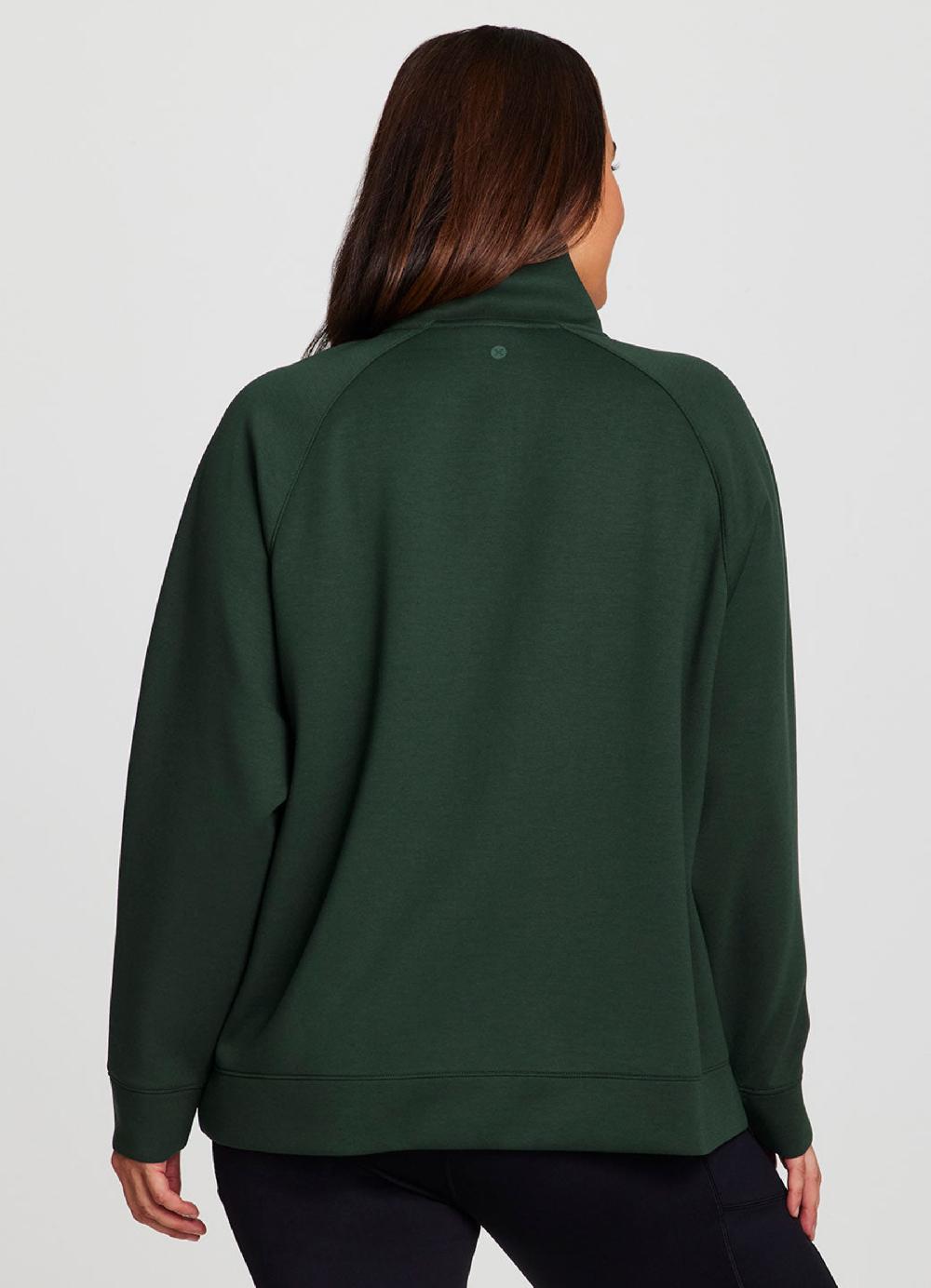 Rbx Plus LuxeSoft Oversized Half Zip Pullover