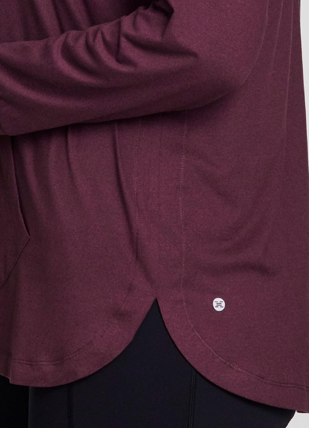 Rbx Plus Studio Breathe Super Soft Hoodie Tunic