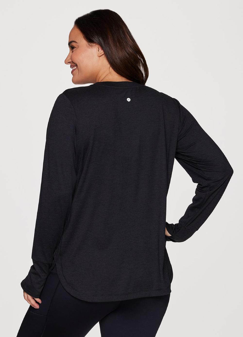 Rbx Plus Studio Practice Long Sleeve Tunic Tee