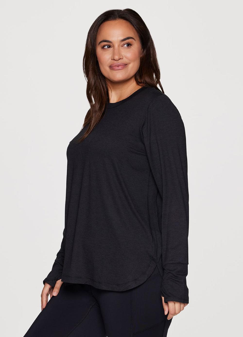 Rbx Plus Studio Practice Long Sleeve Tunic Tee