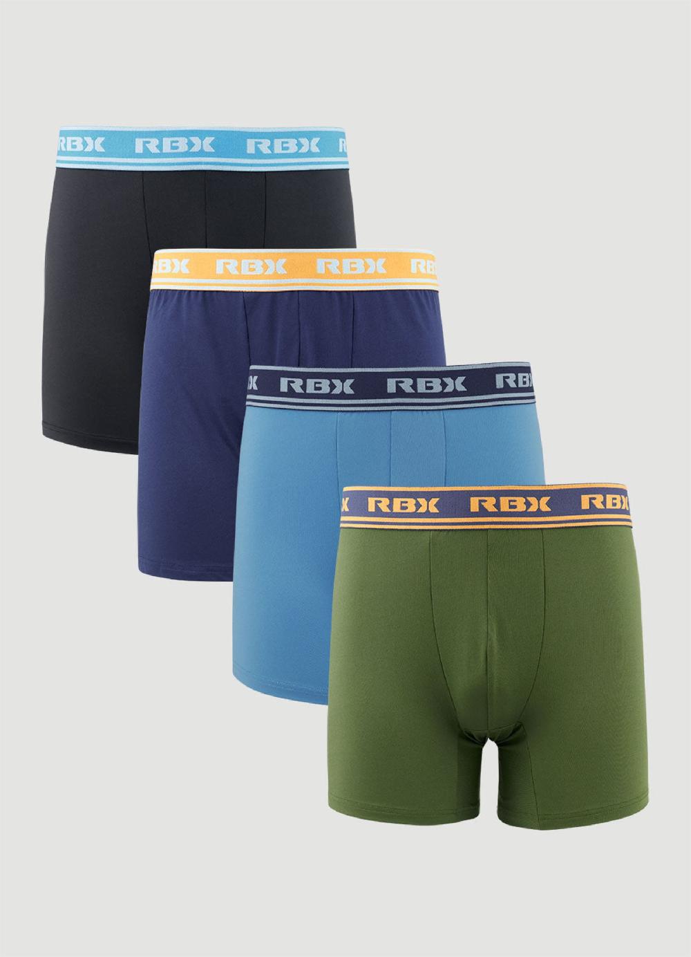 rbx Quick Dry Boxer Briefs 4-Pack