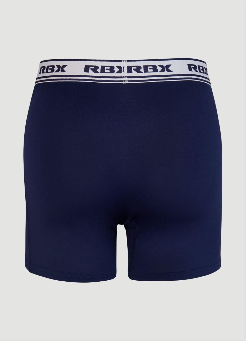 Rbx Quick Dry Boxer Briefs With Fly 4-Pack