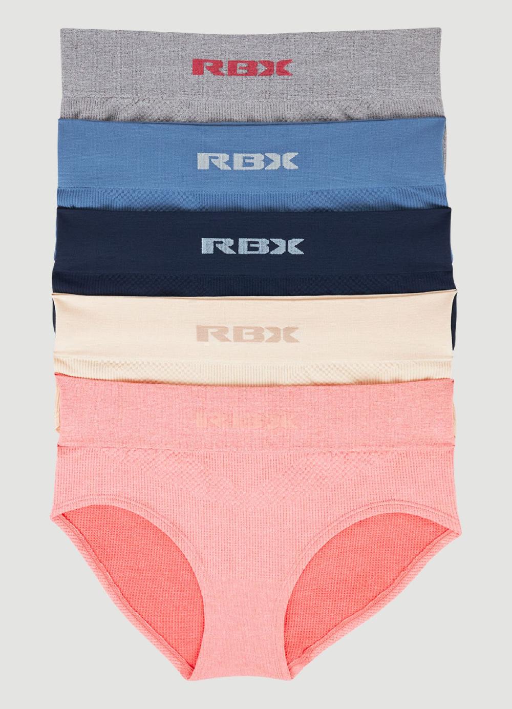 rbx Seamless Ribbed Hipster 5-Pack