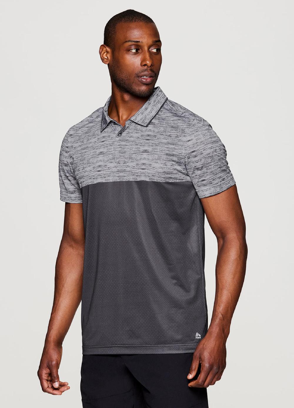 Rbx Stay On Course Closed Mesh Polo
