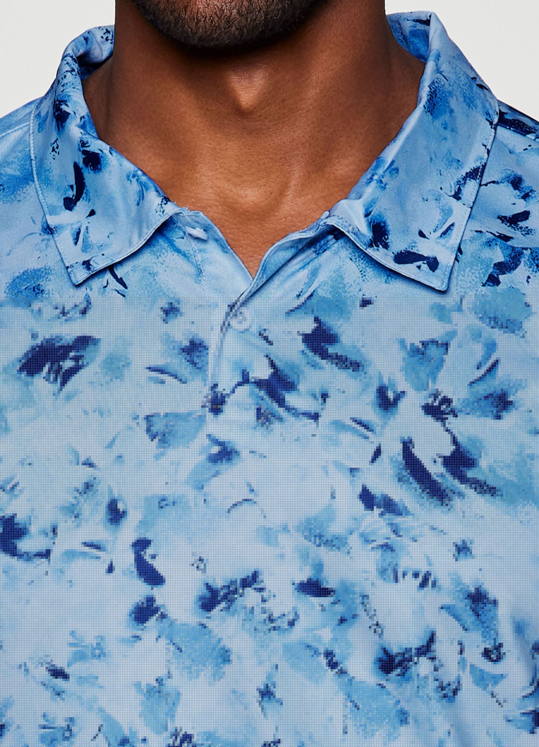 Rbx Stay On Course Floral Polo
