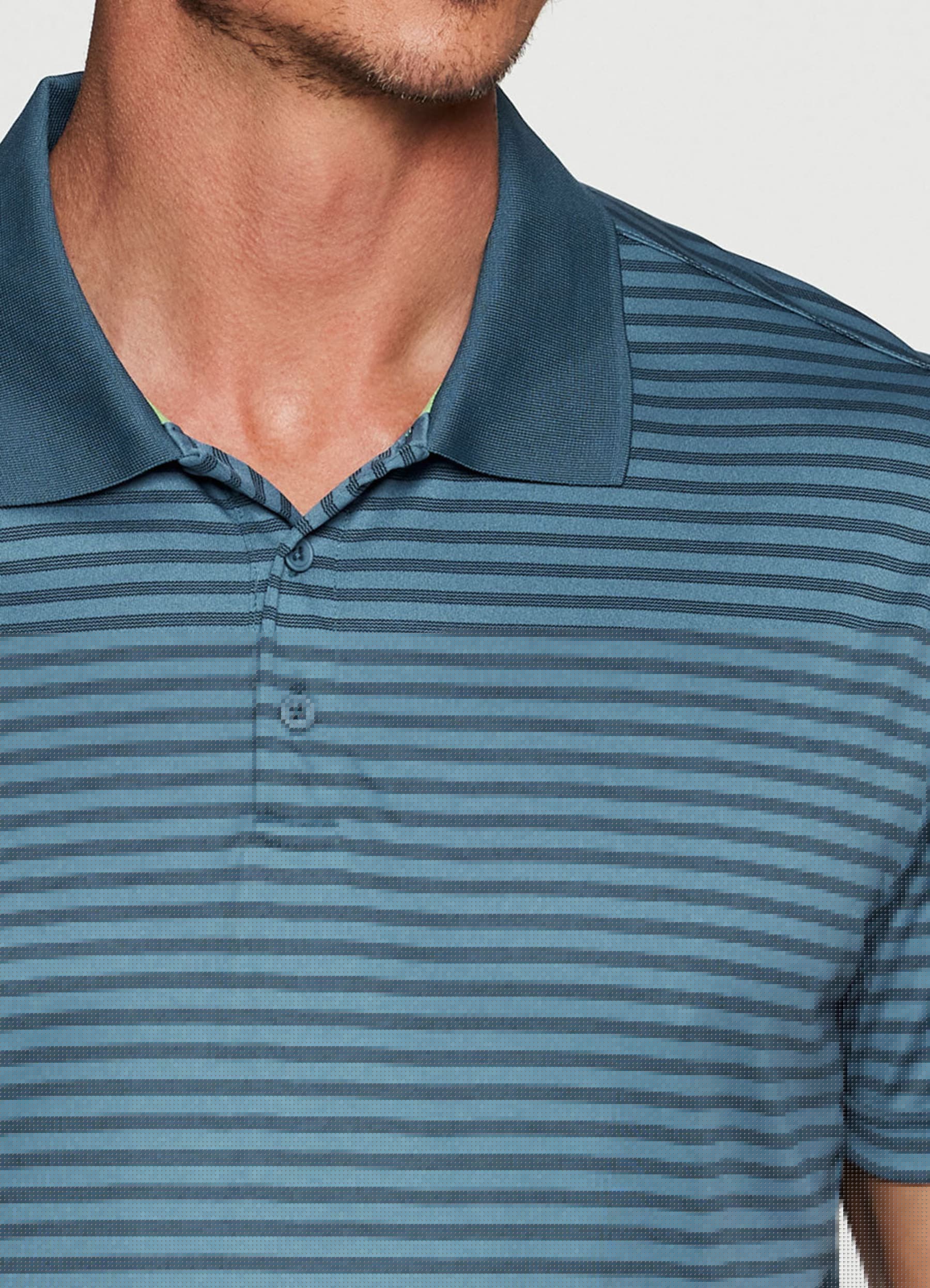 Rbx Stay On Course Striped Polo
