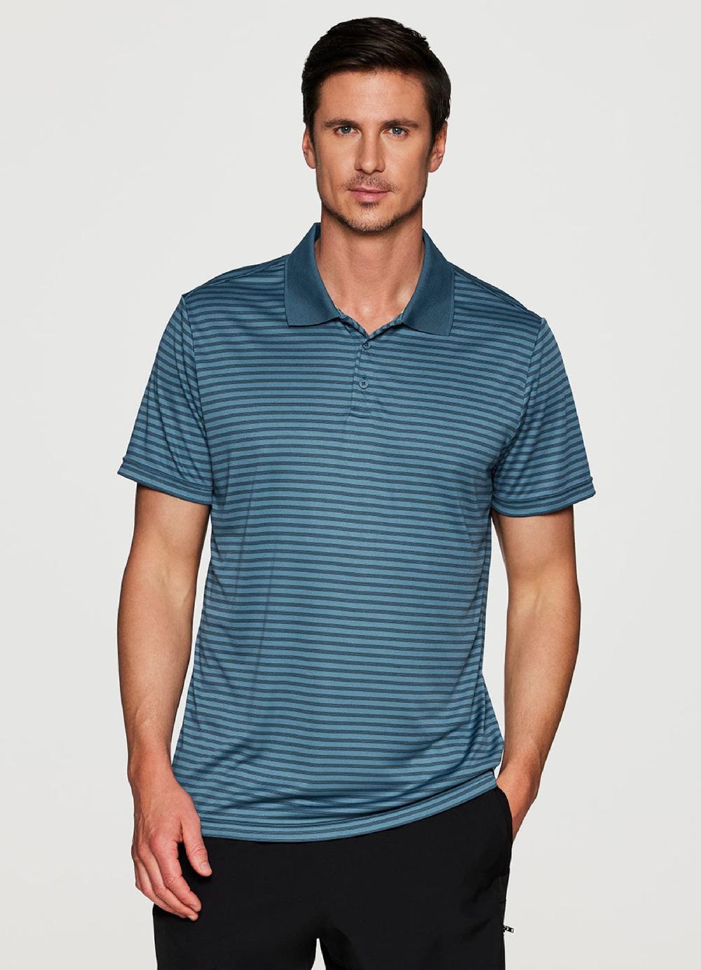 rbx Stay On Course Striped Polo