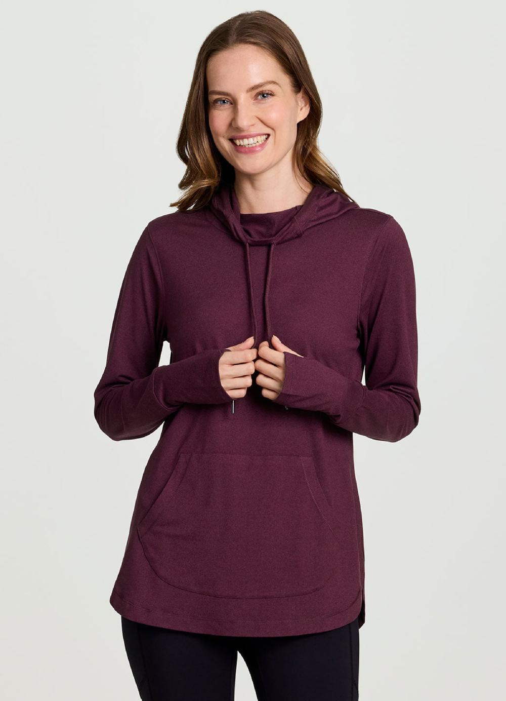 rbx Studio Breathe Super Soft Hoodie Tunic