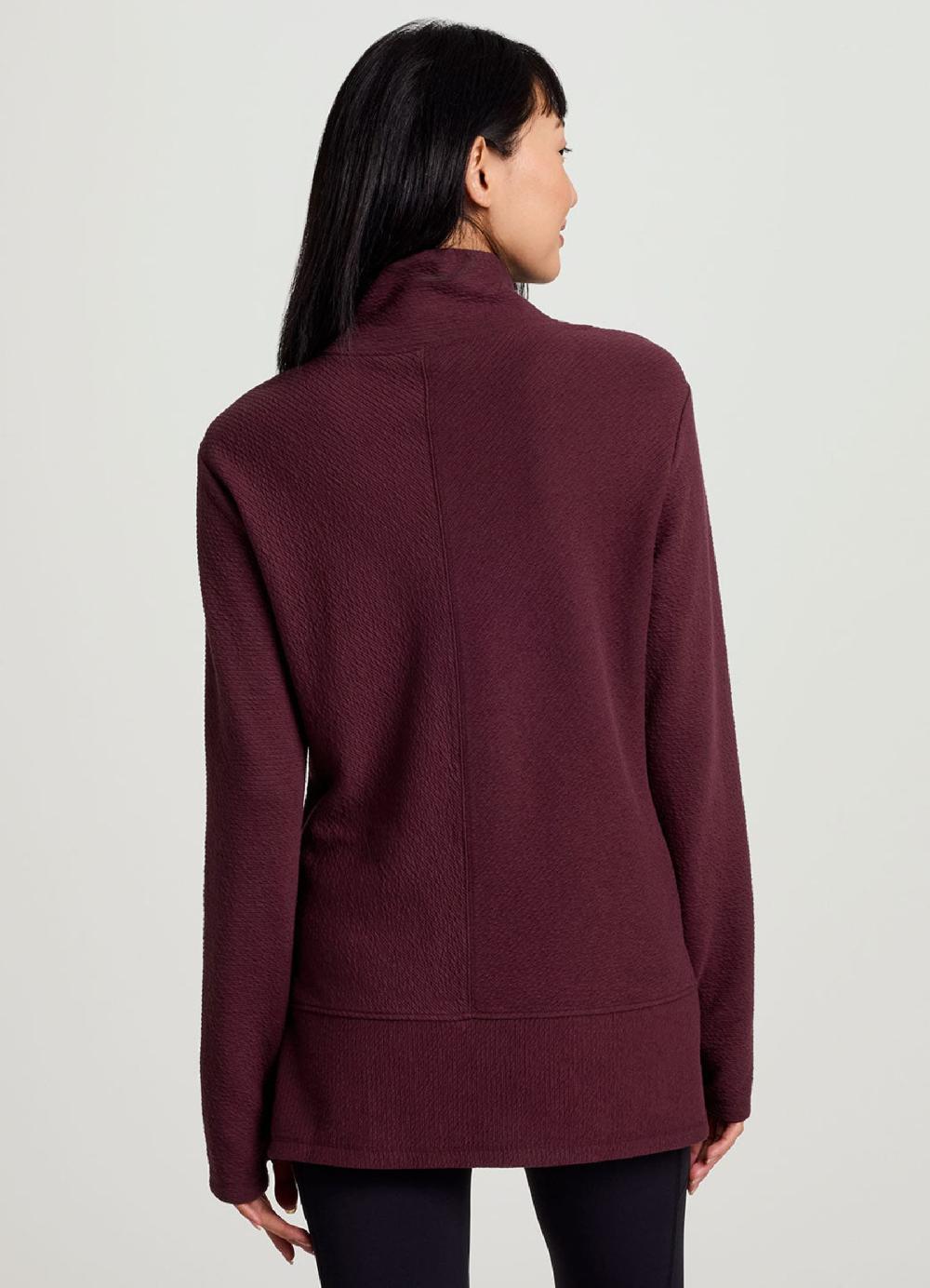 Rbx Studio Jacquard Mock Neck Pullover