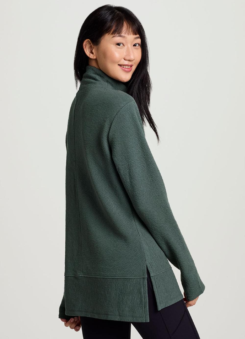 Rbx Studio Jacquard Mock Neck Pullover