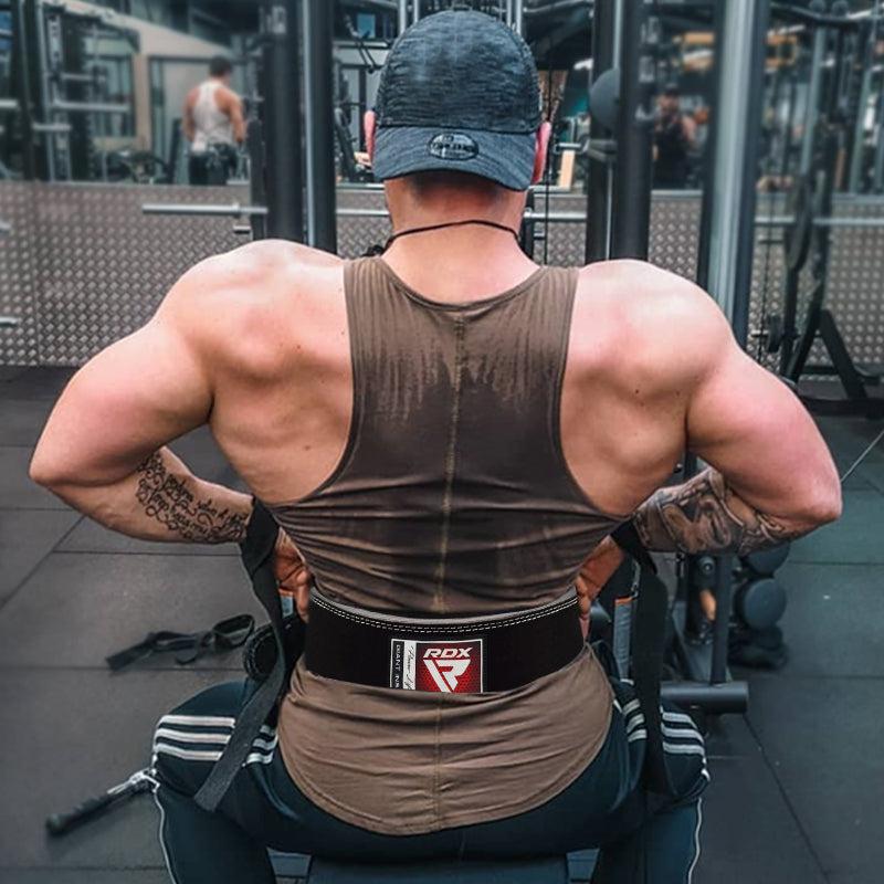 Rdx Sports RDX 4PB Suede Leather Black Powerlifting Belt