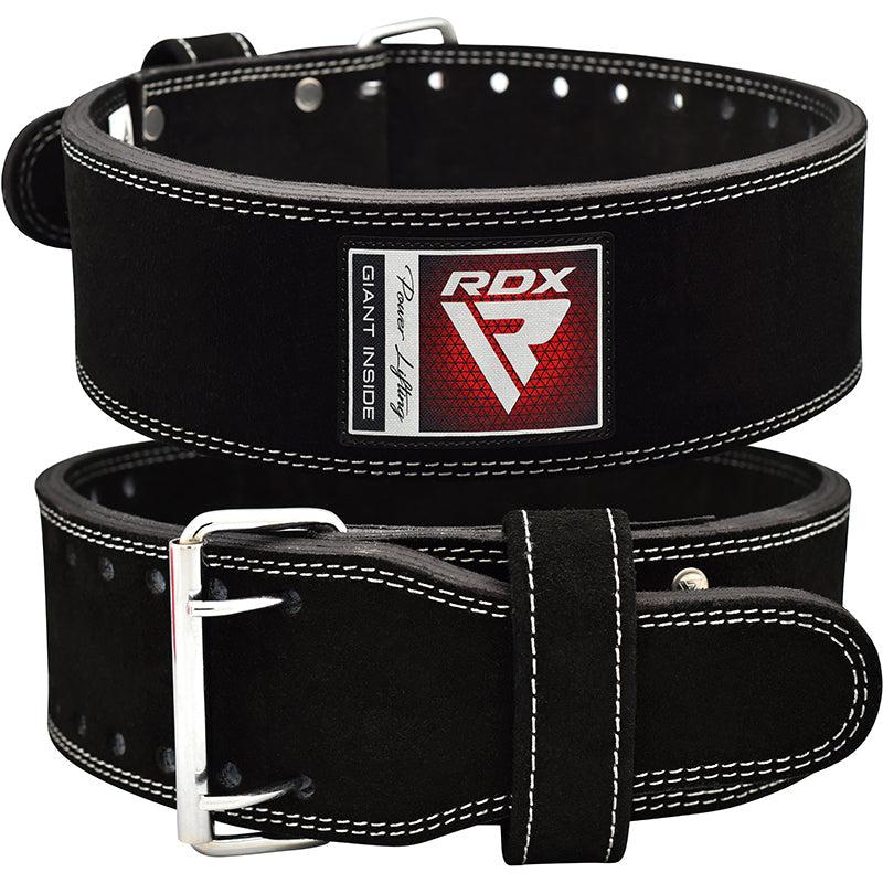 Rdx Sports RDX 4PB Suede Leather Black Powerlifting Belt