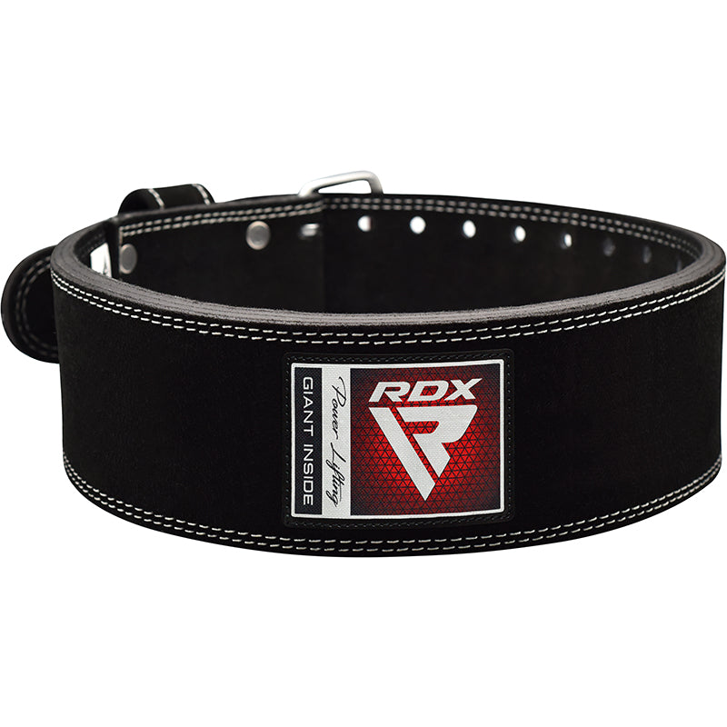 Rdx Sports RDX 4PB Suede Leather Black Powerlifting Belt