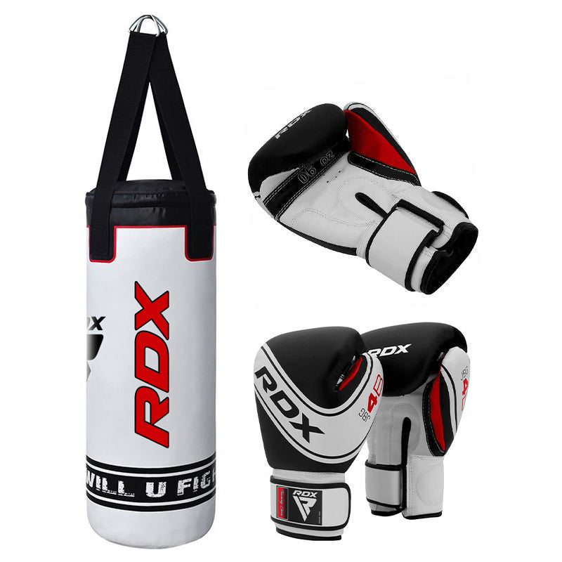 rdx sports RDX 4W 2ft Robo Kids Punch Bag with Gloves Set