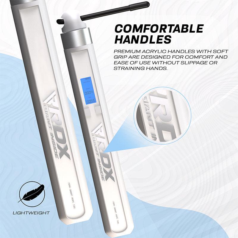 Rdx Sports RDX 75P Rechargeable 10.3ft Smart Digital Counter Skipping Rope With USB & App