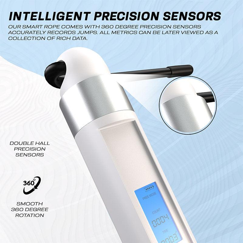 Rdx Sports RDX 75P Rechargeable 10.3ft Smart Digital Counter Skipping Rope With USB & App