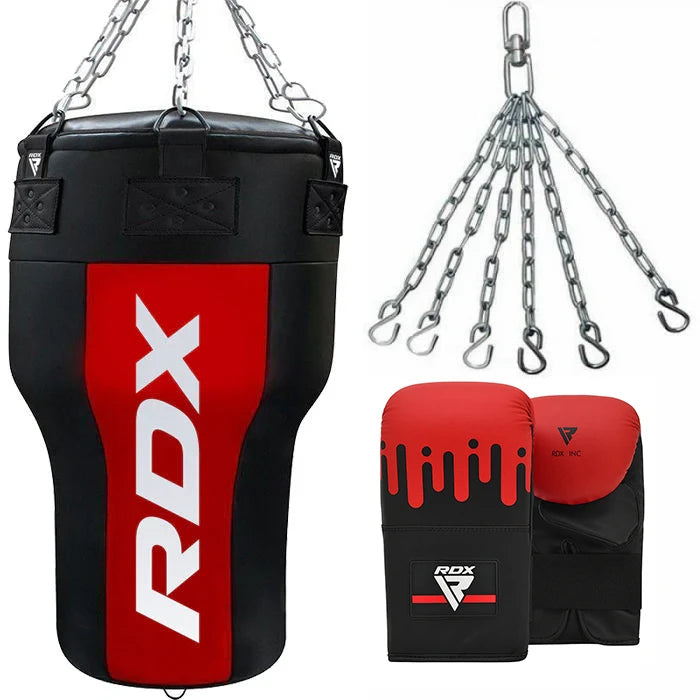 rdx sports RDX AR 3-in-1 Angle Punch Bag with Gloves Set rdx sports RDX AR 3-in-1 Angle Punch Bag with Gloves Set