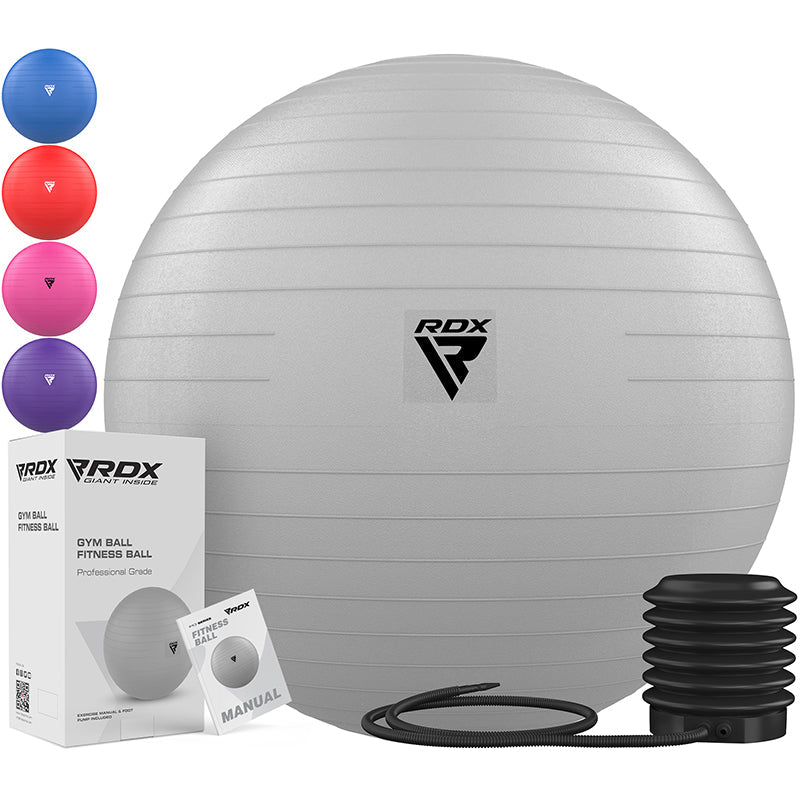 rdx sports RDX B1 Inflatable Anti-Slip Yoga Ball with Portable Foot Air Pump
