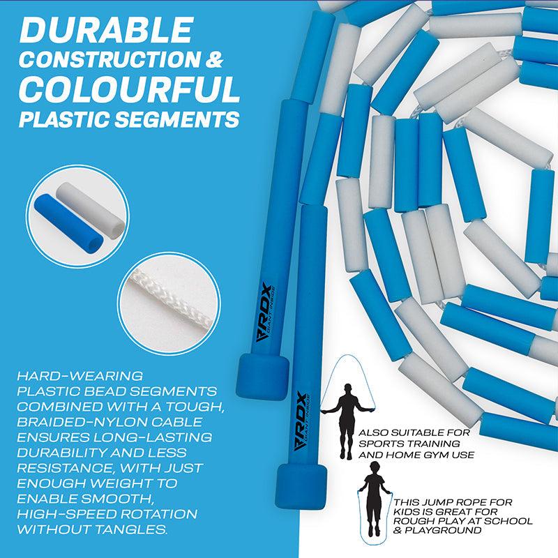 Rdx Sports RDX BD Braided Nylon Tangle-Free 10ft Kids Skipping Rope