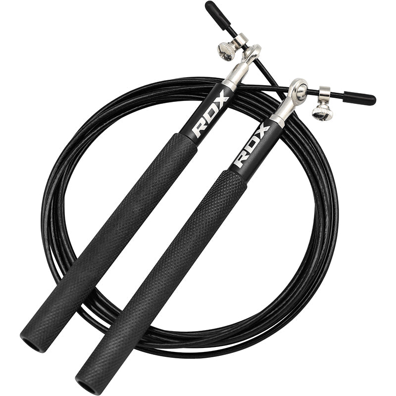 Rdx Sports RDX C2 Adjustable Aluminum Handle Skipping Rope