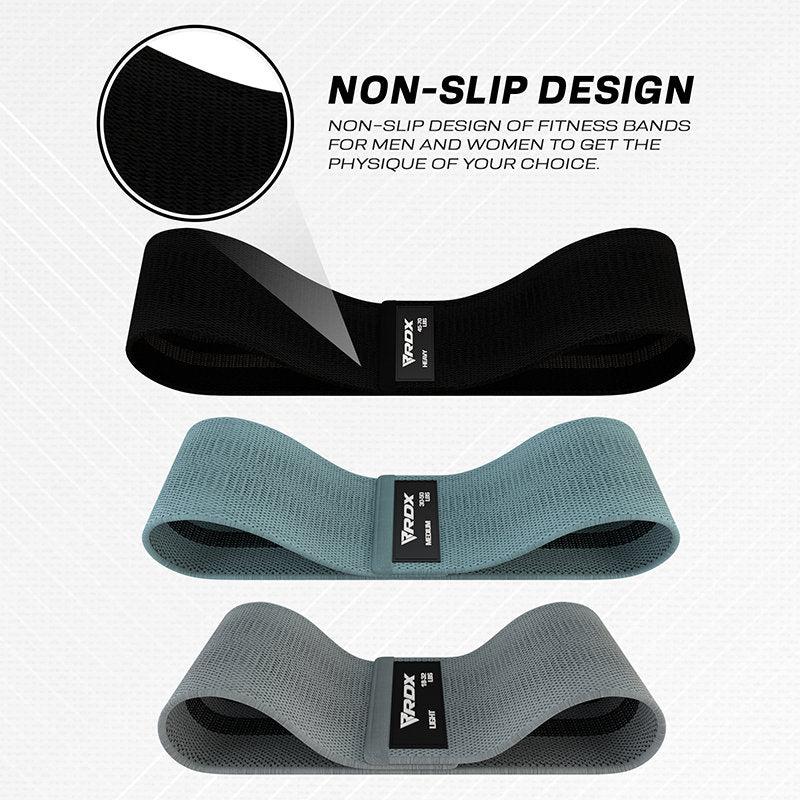 Rdx Sports RDX CG Heavy-Duty Fabric Resistance Training Bands For Fitness