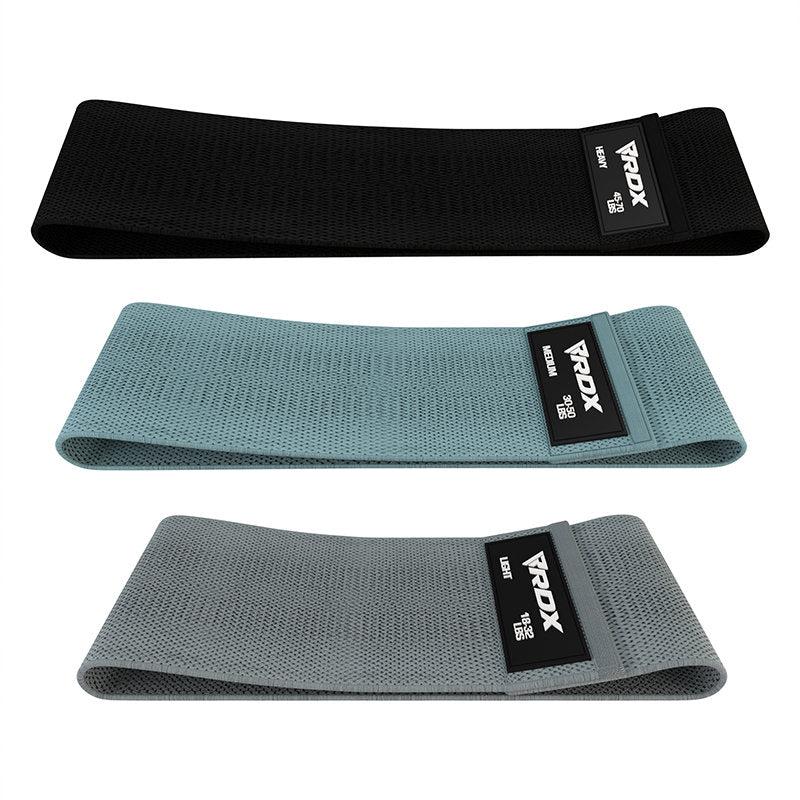 rdx sports RDX CG Heavy-Duty Fabric Resistance Training Bands for Fitness