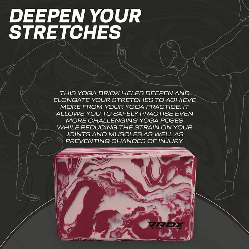 Rdx Sports RDX CP EVA Foam High Density Non-Slips Yoga Block